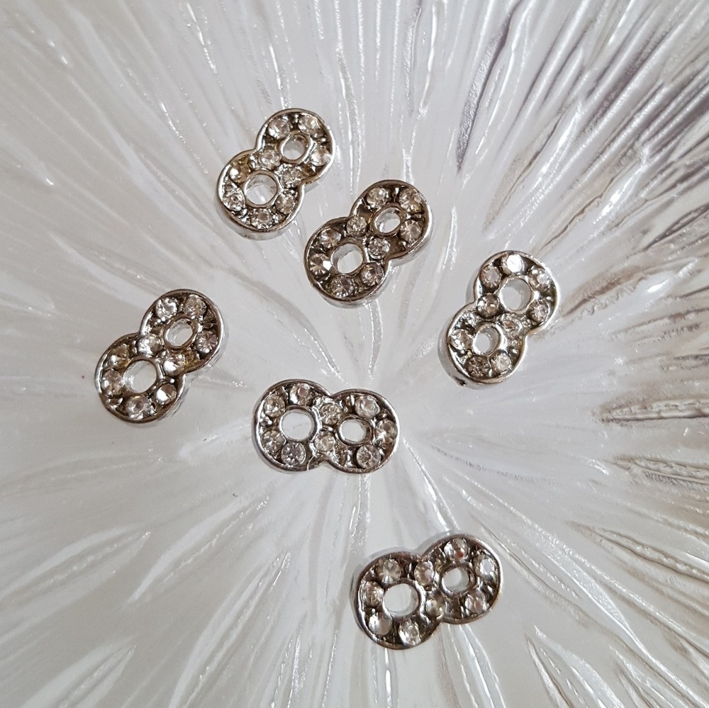 𝅺Number 8 Floating Charm for Picture Lockets